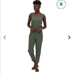Patagonia Fleetwith Romper Jumpsuit Kale XS NWT